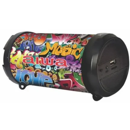 Aiwa Graffiti Bluetooth Speaker with LED display and multi-connectivity