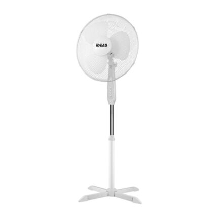 Ideal 40CM Pedestal Fan IPF-40 with Adjustable Height, Oscillation, and Safety Mesh Grill