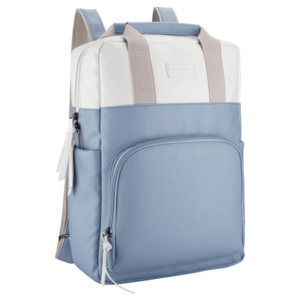 Supernova Sasha Series 15.6" Laptop Backpack in Blue and White