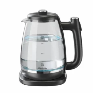 Sunbeam Deluxe Glass Kettle – SDGK-3000, 1.8L, Stainless Steel Finish