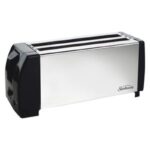 Sunbeam SST-400A 4 Slice Stainless Steel Toaster – Silver & Black