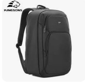 Kingsons Fusion Series 15.6 inch black laptop backpack