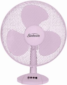 Sunbeam 30cm Desk Fan Pink SDF-12P