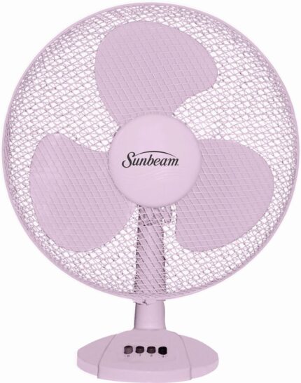 Sunbeam 30cm Desk Fan Pink SDF-12P