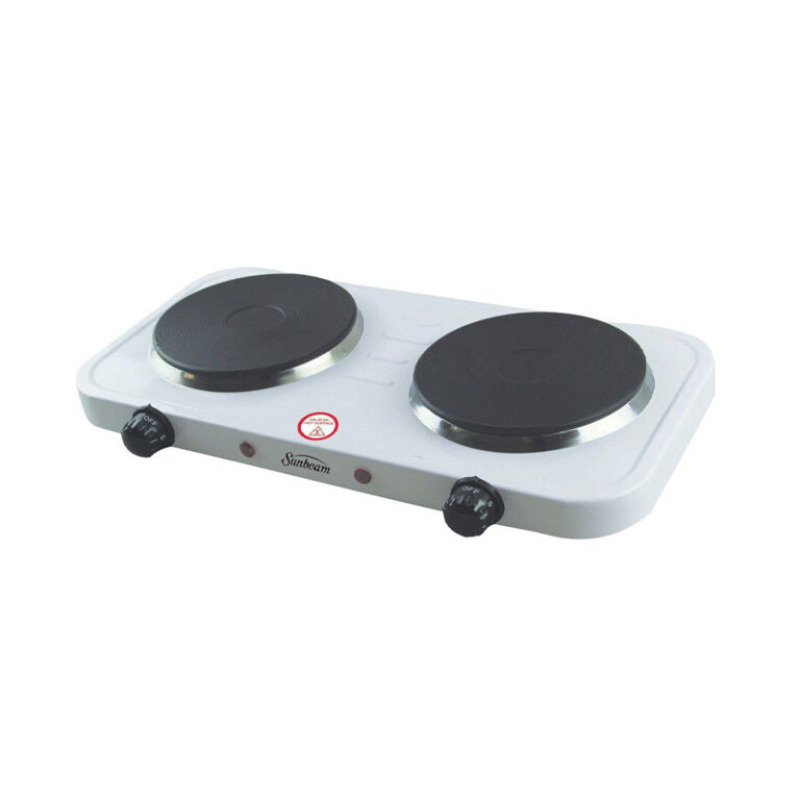 Sunbeam Double Solid Hotplate – SDS-250A, 2000W, White