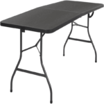 Total 1.8M Foldable Plastic Table – Black