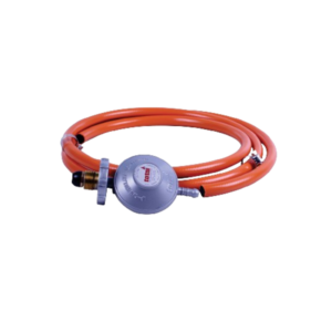 Totai 2M Bullnose Regulator Kit Cg786 showing regulator, hose, and clamps
