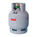 Totai 3Kg Empty Gas Cylinder with Swivel Regulator