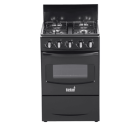 Totai 50cm 4 Burner Full Gas Stove - Black