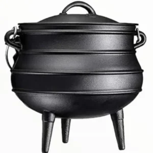 Totai No. 25 Cast Iron Potjie With Lid for Outdoor Cooking