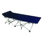 Totai Quick Set Up Camping Stretcher with cross-legged frame and storage bag