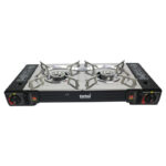 Totai Double Burner Portable Cartridge Gas Stove with auto ignition
