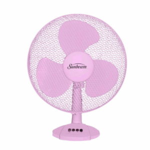 Sunbeam 30cm Desk Fan Pink SDF-12P