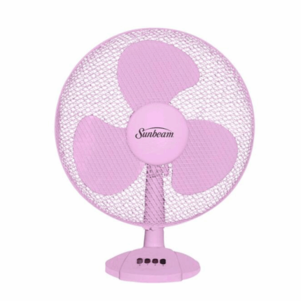 Sunbeam 30cm Desk Fan Pink SDF-12P