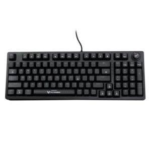 VX Gaming Warborn RGB TKL Mechanical Keyboard – Black with Blue Switches and RGB Lighting