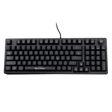 VX Gaming Warborn RGB TKL Mechanical Keyboard – Black with Blue Switches and RGB Lighting
