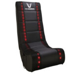Volkano VX Gaming Eletra Series Rocking Gaming Chair with RGB LED Lights
