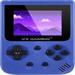 VX Gaming Nostalgia Series Retro Game Station – Blue Handheld Console with 2000 Games