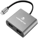 Volkano Expand Series USB-C to Dual 4K HDMI Adapter