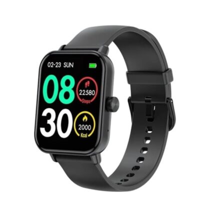 Volkano Chroma Series Smartwatch with Black Strap and Fitness Tracking