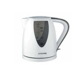 Goldair 1.7L 360° Plastic Kettle White GPK-1700 with Concealed Heating Element