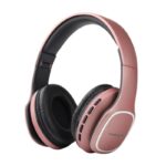 Volkano Phonic Series Bluetooth Headphones – Rose Gold with Foldable Design