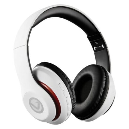Volkano Impulse Series Wireless Bluetooth Headphones – White