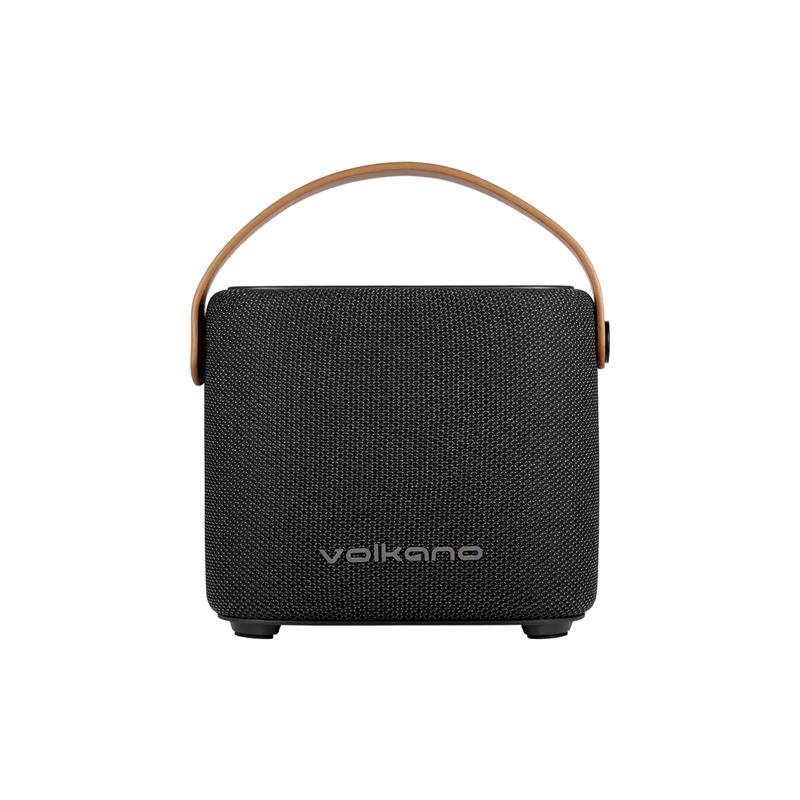 Volkano Flame Series Bluetooth Speaker – RGB Lighting, TWS, Black