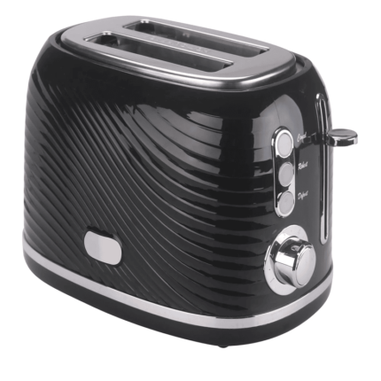 Sunbeam 2 Slice Toaster – SUTTP-2000, Black Textured Finish, 800W