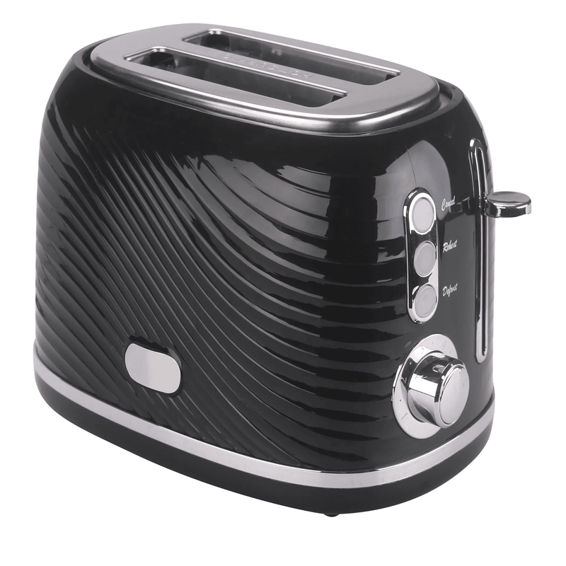 Sunbeam 2 Slice Toaster – SUTTP-2000, Black Textured Finish, 800W