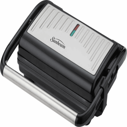 Sunbeam 2 Slice Sandwich Press SSP-250 with Stainless Steel Top and Indicator Lights