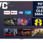 JVC 90" QLED Smart TV LT-90NQ7155 with UHD and Google TV
