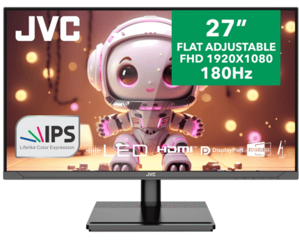 JVC LT-GN27255 27-Inch 180Hz FHD IPS Gaming Monitor
