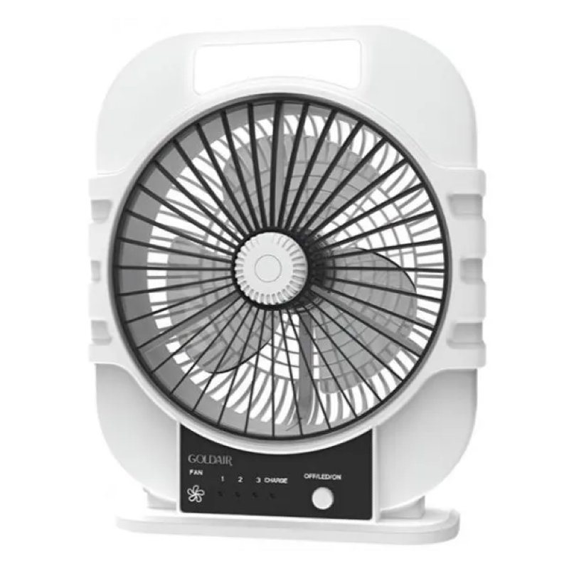 Goldair 8” Rechargeable Box Fan GBF-809 – Front View