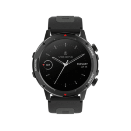 Volkano Power Series Smart Watch – Black with Bluetooth Calling and Fitness Tracking