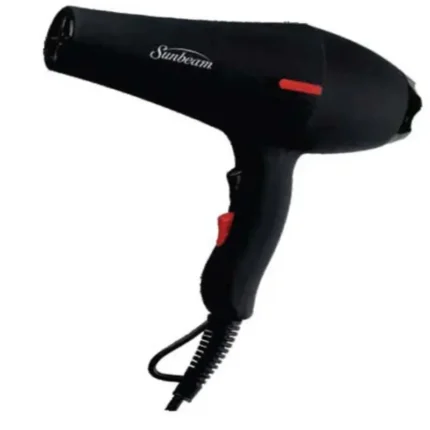Sunbeam SPH-2000B Professional Hair Dryer – 2000W with Rubberized Finish