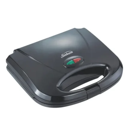 Sunbeam 2 Slice Sandwich Maker Black SST-440 with Non-Stick Plates and Power Indicator