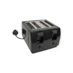 Sunbeam 4 Slice Toaster Black SST-440 with Auto Stop and Crumb Tray