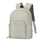 Supanova Steph 14.1" Laptop Backpack in Tan with multiple compartments