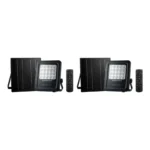 Switched Urban PRO Series 50W Solar Floodlight with Remote – 2-Pack