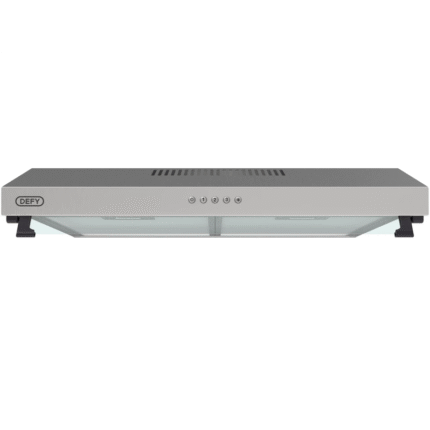 Defy 60cm Stainless Steel Cooker Hood – 3-Speed Fan & LED Light