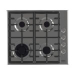 Defy 60cm Slimline Gas Hob with Wok Burner – Stainless Steel
