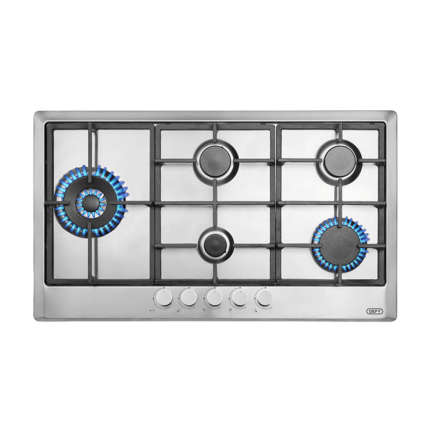 Defy 90cm Gemini Gas Hob – Stainless Steel