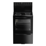 Defy 60cm Thermofan+ Electric Stove in Black with 4 Solid Plates