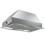 Bosch Serie 2 53cm Canopy Cooker Hood (DLN53AA50) in a stainless steel finish.