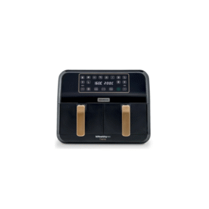 Kenwood Dual Air Fryer 8L – BkCopper Twin Basket Air Fryer with Sync Cook