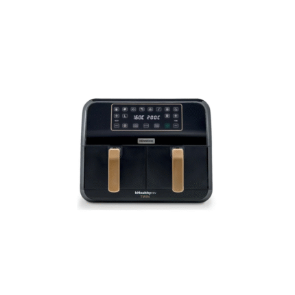 Kenwood Dual Air Fryer 8L – BkCopper Twin Basket Air Fryer with Sync Cook