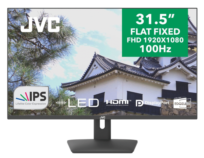JVC 31.5" LT-MN32255 100Hz FHD IPS Monitor - Image 1