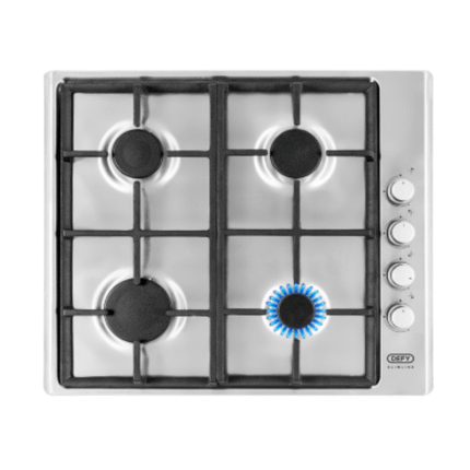Defy 4-Burner Gas Hob Stainless Steel