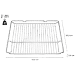 Bosch Wire Rack -Compatible with HBG634, HBG655, HBG665 - Image 2